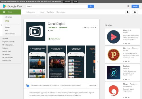 
                            8. Canal Digital – Apper på Google Play