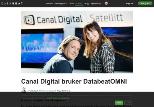 
                            13. Canal Digital bruker DatabeatOMNI