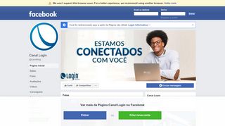 
                            7. Canal Login - Página inicial | Facebook