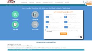 
                            11. Canara Bank Home Loan EMI Calculator Feb 2019 - My EMI Calculator