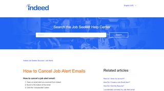 
                            11. Cancel Job Alerts – Indeed Job Seeker Success