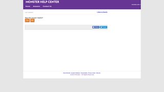 
                            11. Cancel Monster Account - Monster Help Center