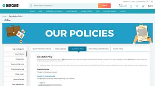 
                            1. Cancellation Policy - Shopclues