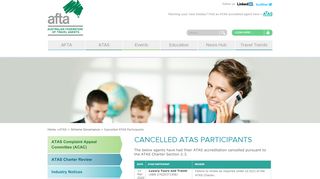 
                            13. Cancelled ATAS Participants | Australian Federation of Travel Agents