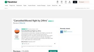 
                            12. Cancelled/Moved flight by 24hrs - Review of Wizz Air - TripAdvisor