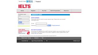 
                            2. candidate login - British Council - IELTS