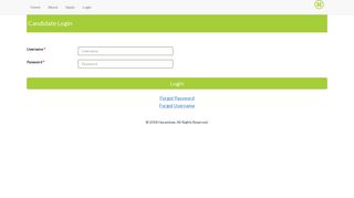 
                            5. Candidate Login - Harambee
