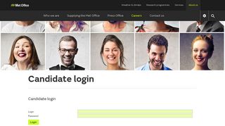 
                            1. Candidate Login - Met Office Careers