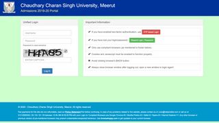 
                            1. Candidate Login Portal - Admission 2018-2019 Registration for BA, B ...