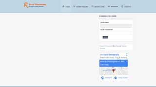 
                            6. Candidate Login - Ravi Placement Services