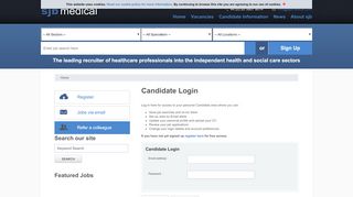 
                            7. Candidate Login | SJB Medical
