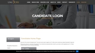 
                            5. Candidate Login, Unijobs, Public Sector Workforce Solutions, Limerick