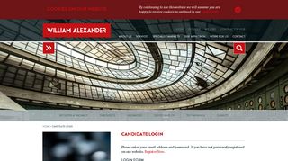 
                            9. Candidate Login - William Alexander | IT and Business Change ...