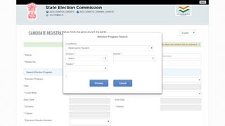 
                            7. Candidate Registration for Panchayat Samiti - State Election ...