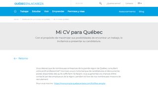 
                            5. Candidaturas espontaneas - trabajar | quebec en ... - Québec en tête