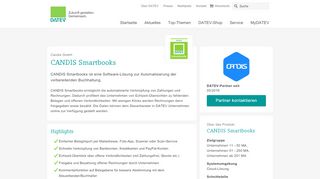 
                            2. CANDIS Smartbooks - Datev