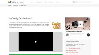 
                            13. Candy Crush down or not working? Current app problems and status ...