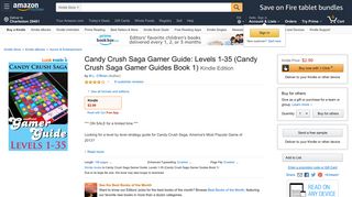 
                            6. Candy Crush Saga Gamer Guide - Amazon.com