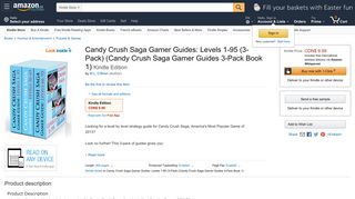 
                            11. Candy Crush Saga Gamer Guides: Levels 1-95 (3-Pack) (Candy ...