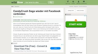 
                            10. CandyCrush Saga wieder mit Facebook verbinden – wikiHow