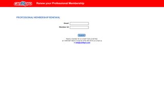 
                            2. canfitpro - Professional Membership Login