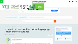 
                            1. cannot access captive portal login page after oreo 8.0 update ...