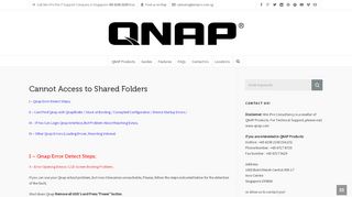 
                            4. Cannot Access to Shared Folders - Qnap Singapore NAS Network ...