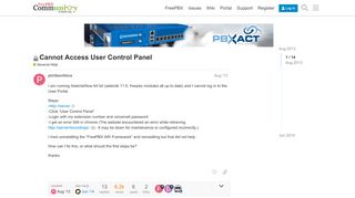 
                            8. Cannot Access User Control Panel - General Help - FreePBX ...