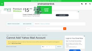 
                            9. Cannot Add Yahoo Mail Account - Page 2 - Android Forums at ...