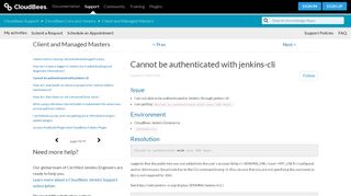 
                            5. Cannot be authenticated with jenkins-cli – CloudBees Support