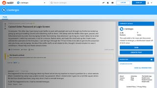 
                            5. Cannot Enter Password at Login Screen : antergos - Reddit