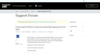 
                            10. Cannot get Firefox to stop automatically signing me into ebay | Firefox ...