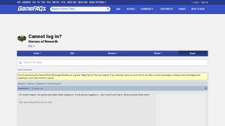 
                            3. Cannot log in? - Heroes of Newerth Message Board for PC  ...