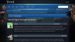 
                            2. cannot log in through facebook — TERA - En Masse