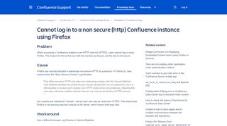 
                            11. Cannot log in to a non secure (http) Confluence instance using Firefox ...