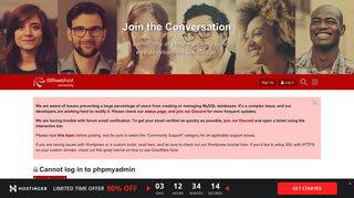
                            4. Cannot log in to phpmyadmin - Community support - 000webhost forum