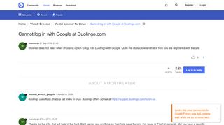 
                            9. Cannot log in with Google at Duolingo.com | Vivaldi Forum