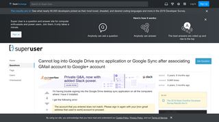 
                            6. Cannot log into Google Drive sync application or Google Sync after ...