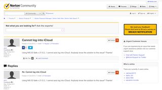 
                            13. Cannot log into iCloud | Norton Community