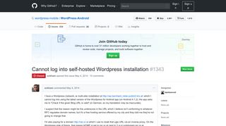 
                            4. Cannot log into self-hosted Wordpress installation · Issue #1343 ...