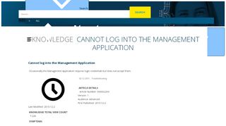 
                            12. Cannot log into the Management Application - the milestone ...