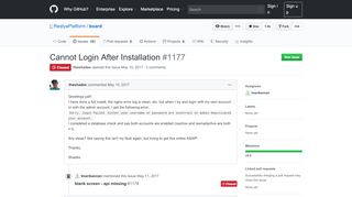 
                            6. Cannot Login After Installation · Issue #1177 · RestyaPlatform/board ...