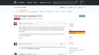 
                            5. Cannot login anymore · Issue #304 · CartoDB/cartodb · GitHub