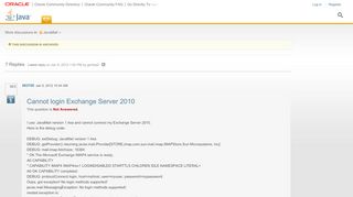 
                            10. Cannot login Exchange Server 2010 | Oracle Community