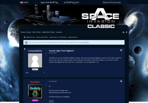 
                            10. Cannot login from bigpoint - Bugs & Problems - BitMeUp Games