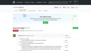 
                            5. Cannot login · Issue #707 · foosel/OctoPrint · GitHub