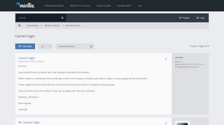 
                            4. Cannot login - Mirillis forum