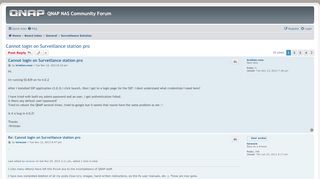 
                            7. Cannot login on Surveillance station pro - QNAP NAS Community Forum