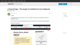 
                            12. Cannot login - The plugin is installed but not configured - Installation ...