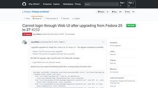 
                            5. Cannot login through Web UI after upgrading from Fedora 25 to 27 ...